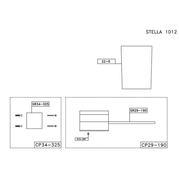 Подстаканник Stella ST 10004 CR00