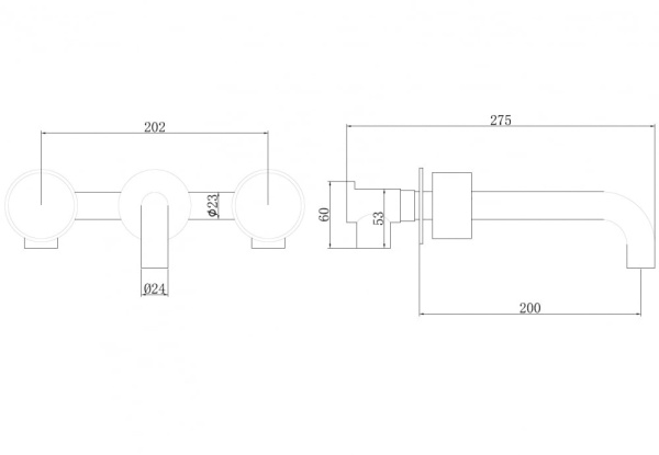 Смеситель для раковины Abber Wasser Kreis AF81122NG никель