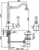 Смеситель для раковины Cezares Margot MARGOT-LSM2-01-Bi