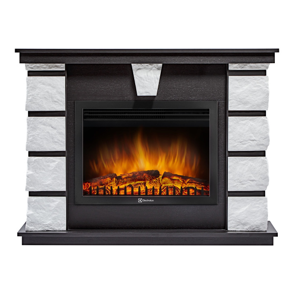 Портал Firelight Excalibur 25 камень белый, шпон венге
