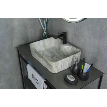 Раковина 48x37 см GID Stone Edition Mnc605