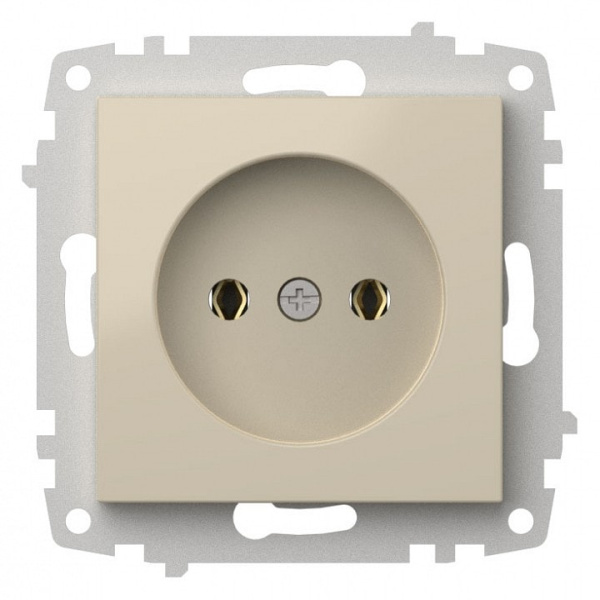 Розетка без заземления без рамки Elbi Eleсtriс Zena Vega 609-010300-215