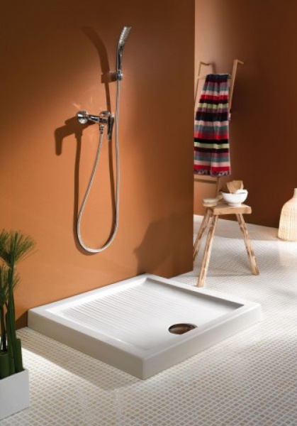 Душевой поддон 90x90 Jacob Delafon Kyreo EN104-00 слив 90 мм белый