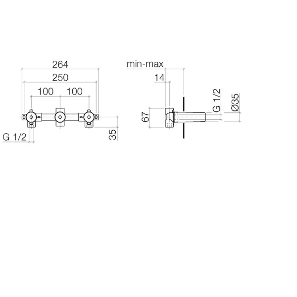 Внутренняя часть смесителя для раковины Dornbracht 35700970-90