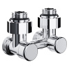 Узел нижнего подключения Royal Thermo Design угловой 1/2"х3/4" EK (хром)