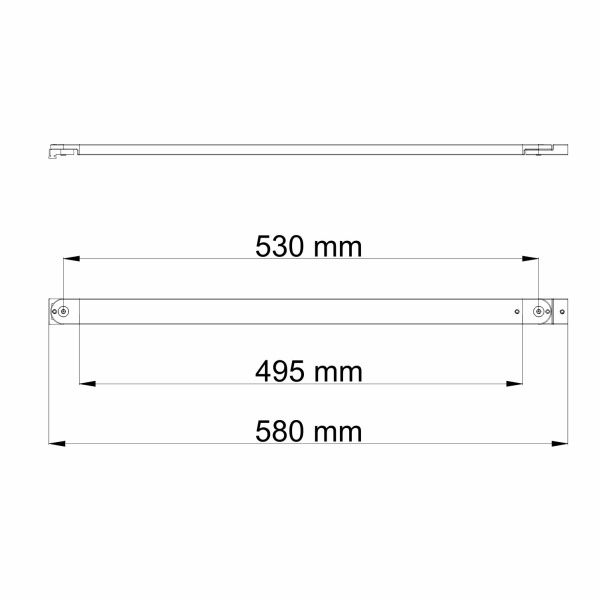 D469 Фиксатор для стеклянной шторки 61S-BS