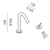 Смеситель для раковины Agape Square ARUB1007A