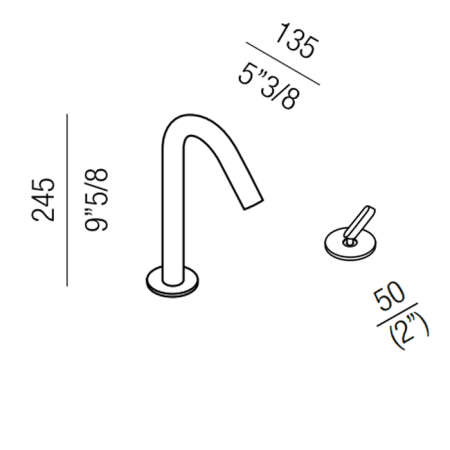 Смеситель для раковины Agape Square ARUB1007A
