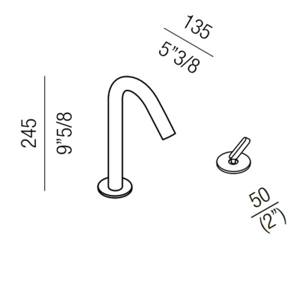 Смеситель для раковины Agape Square ARUB1007A
