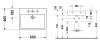 Раковина Duravit Vero 0454600000