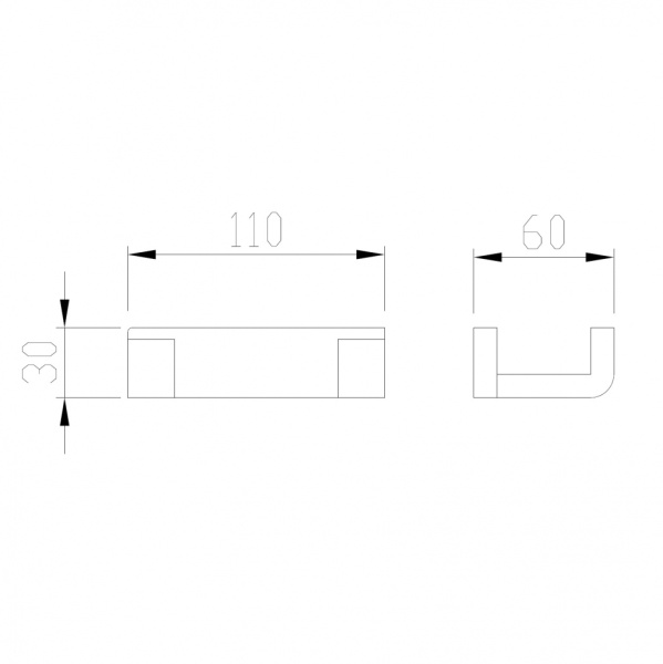 Крючок Abber Westen AA1750G золото матовое