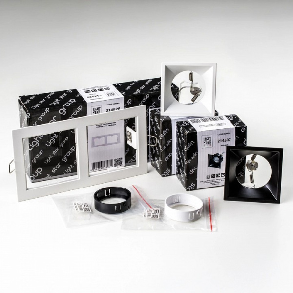 Встраиваемый светильник Lightstar Domino D5260607WBMOD