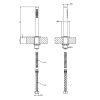 Душевой комплект Gessi Ingranaggio 63327#707 черный