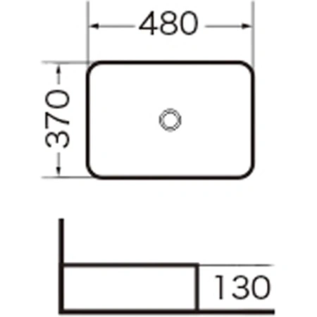 Раковина 48x37 см Grossman GR-3016