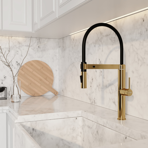 Смеситель для кухни WasserKRAFT A8877 золото