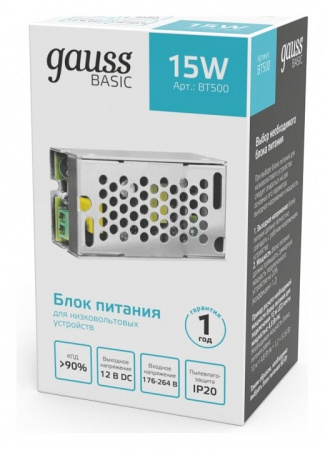 Блок питания Gauss BT500