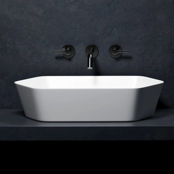 Раковина-чаша Abber Rechteck AC2223 61x36 см, накладная, белый