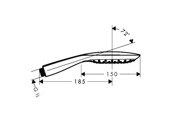 Лейка для душа hansgrohe Raindance Select 26550400