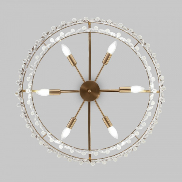 Люстра на штанге Eurosvet Sophie 60165/6 латунь