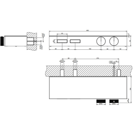 Смеситель для душа Gessi Hi-Fi 63022#031