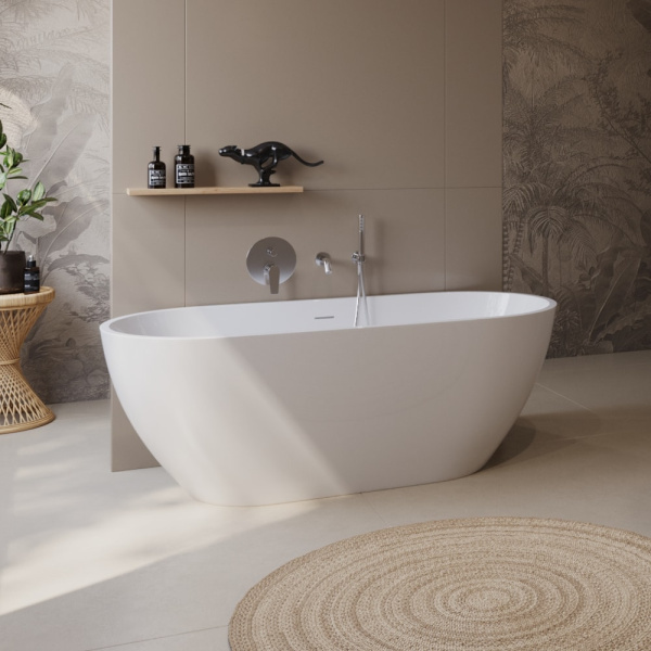 Акриловая ванна BelBagno Uno 170x75 BB701-1700-750-K