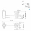 Смеситель для раковины WasserKRAFT Exter A16573 светлая бронза