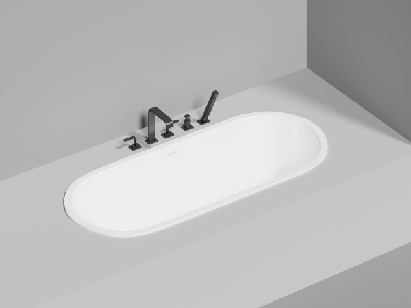 Ванна из искусственного камня Salini Ornella Axis Kit 170x75 103513M