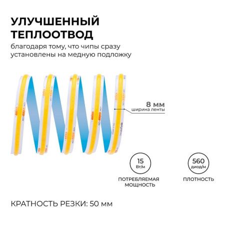 Лента светодиодная Apeyron Electrics  00-482