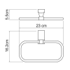 Держатель полотенец WasserKRAFT Exter K-5260