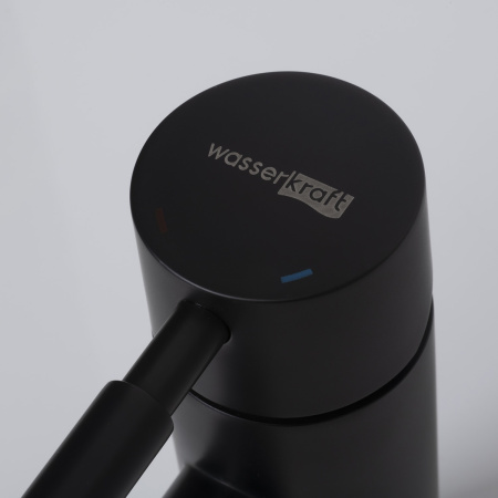 Смеситель для раковины WasserKRAFT Gollach 3305 черный