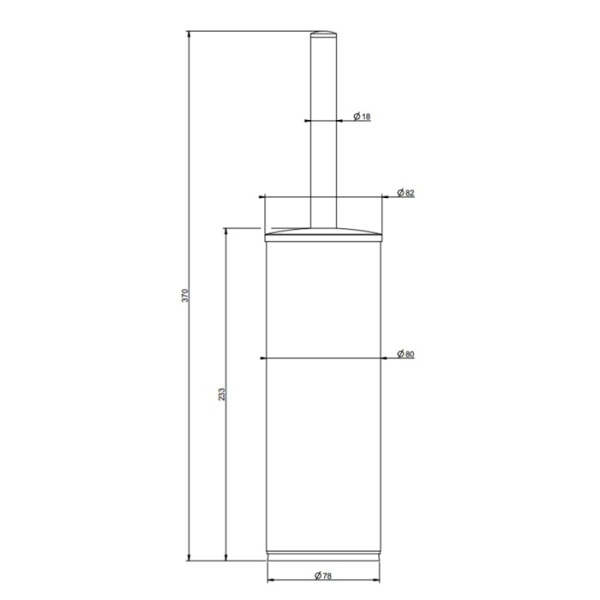 Туалетный ершик Gessi Rilievo 59543#031