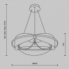 Подвесная люстра Maytoni Бриз MOD281PL-L45BS3K