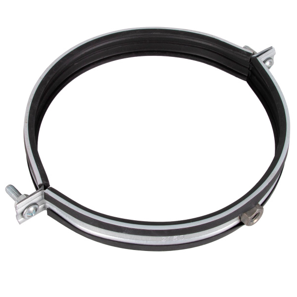 Хомут для воздуховода SHUFT с резиновым профилем 160мм (гайка)
