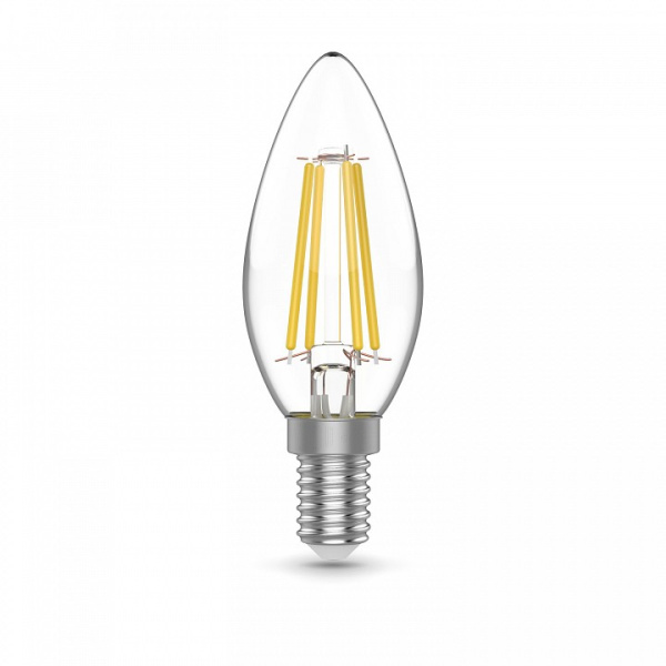 Набор ламп светодиодных Gauss Basic Filament E14 5.5Вт 2700K 1031116T