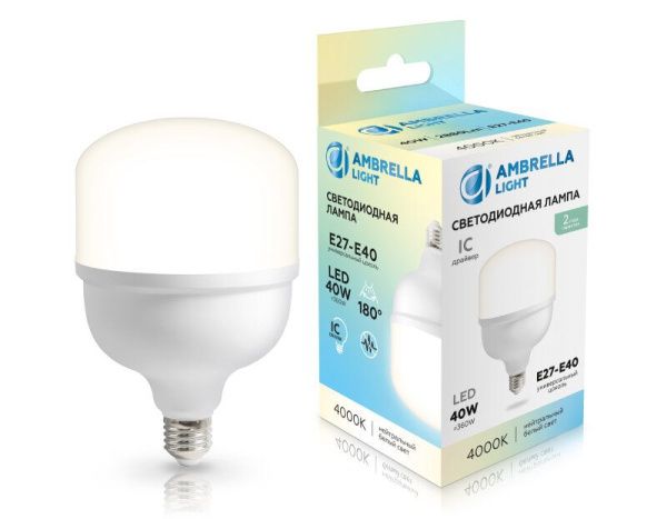 Лампа светодиодная Ambrella Light E27-E40 E27, E40 40Вт 4000K 1204004