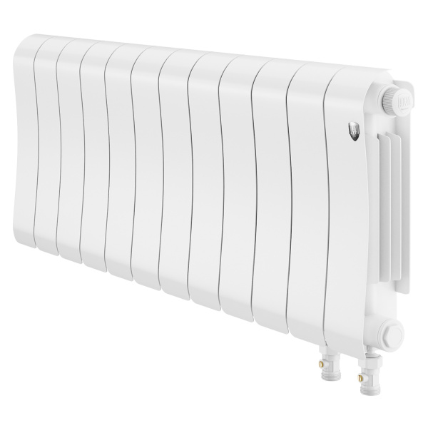 Радиатор биметаллический Royal Thermo Infinity 300 Bianco Traffico VR80 - 12 секц.