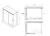 Душевой уголок Abber Komfort 120x100 AG93120-S102