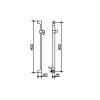 Душевая штанга Keuco Edition 400 51585010900