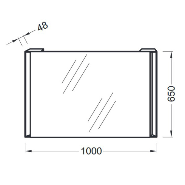 Зеркало Jacob Delafon Reve EB576-NF