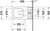Крышка-сиденье Duravit DuraStyle 0063790000 с микролифтом петли хром