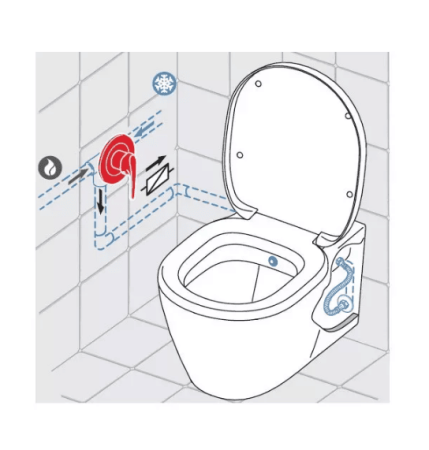 Подвесной унитаз Vitra V-Care 5674B003-6194