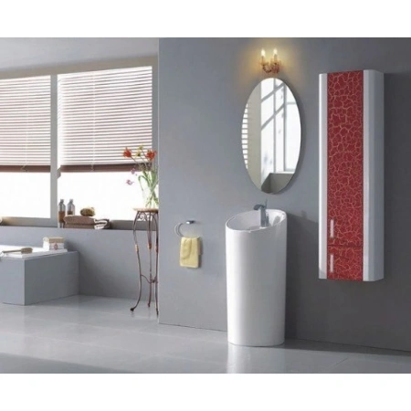 Раковина CeramaLux P7030L 45,5x47 см, напольная, белый