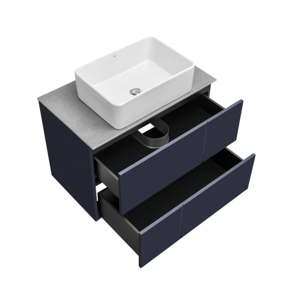 Тумба под раковину Roca Luna 80 ZRU9307767 синий