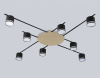 Потолочная люстра Ambrella Light COMFORT FL51760