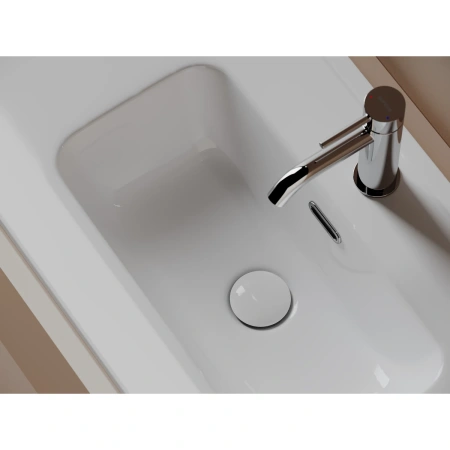 Раковина Ceramicanova Compact CN7030 91x39,5 см, накладная, белый