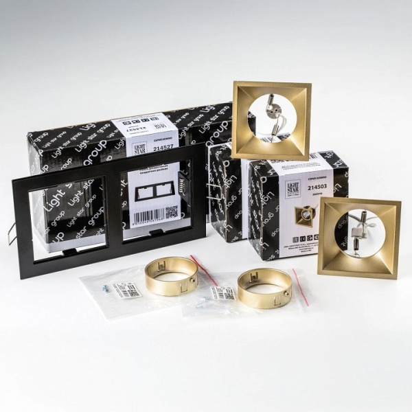 Встраиваемый светильник Lightstar Domino D5270303GMOD