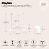 Подвесная люстра Maytoni Круг MOD013PL-06W