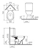 Унитаз Vitra Arkitekt 9754B003-7201 с сиденьем микролифт