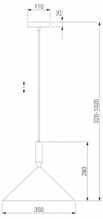 Подвесной светильник Eurosvet Nippon 50024/1 серый
