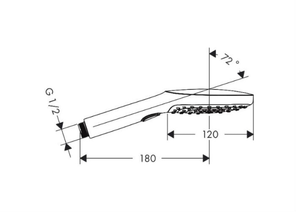 Лейка для душа hansgrohe Raindance Select 26520000